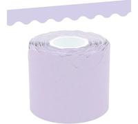 diwedaso Kit de Bordure de Tableau d'affichage, décoration festonnée colorée pour Les Murs la Salle Classe et du Bureau, Bordure Tableau d'affichage Pastel en PVC, Violet