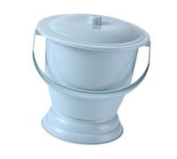diwedaso Les pots d'urine avec poignée et couvercle offrent des solutions pratiques pour la propreté et la stabilité. Utilisateurs féminins masculins à la , Bleu , 23.7 x 23 x 19 cm