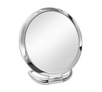 diwedaso Miroir de poche confortable à tenir en main pour se maquiller en déplacement. Se range facilement dans une valise un bagage cabine. Support pliable