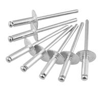 diwedaso Rivets aveugles de 100 unités, rivets, aluminium simples à utiliser et durables. Véhicules à moteur, équipement et foresterie/jardin, blanc argenté, 3.2 * 11 (prise en charge 100)