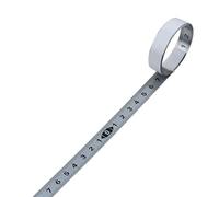 diwedaso Ruban adhésif de précision, règle graduée pour établis, construction en acier, échelle transparente, double cuisson, avec Pour bonne peinture, Gris, Milieu 1M