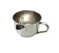 diwedaso Séparateur de graisse de sauce en acier inoxydable, filtre à huile, lisse et facile à nettoyer, gadgets de dinde et de bœuf utilisés pour séparer la graisse, blanc argenté, bac à graisse