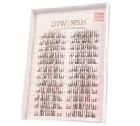 DIWINSH Faux Cils en Forme de œil de Chat, Individuel Extensions de Cils, Réutilisables Doux Légers Aspect Naturel, Pour un Usage Quotidien à la Maison et Pour Les Fêtes
