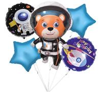 DIWULI Set Ballons Ours Astronaute - Fête Espace Enfant