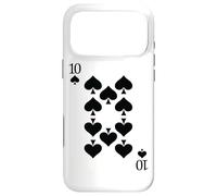 Dix 10 de Piques drôles et faciles pour Halloween Costumes Avant et arrière Coque pour iPhone 17 Pro Max