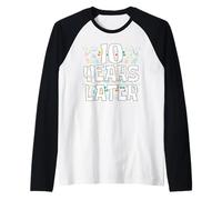 Dix Ans Plus Tard, Meme Funny 10th Birthday Dinosaur Kids Manche Raglan