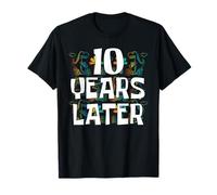 Dix ans plus tard, Meme Funny 10th Birthday Dinosaur Kids T-Shirt