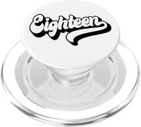 Dix-Huit Ans 18 Ans, garçons, Filles, Hommes, Femmes, 18e Anniversaire PopSockets PopGrip pour MagSafe