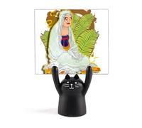 Dix-huit Arhats Illustration Pattern Memo Holder Cartoon Black Cat Stand Decoration