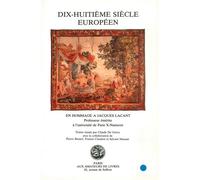 Dix-huitième siècle européen - Claude De Grève - Klincksieck - broché - Essai