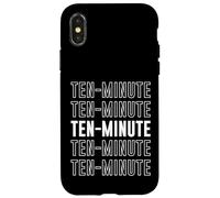 Dix Minutes Coque pour iPhone X/XS