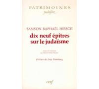 Dix neuf épîtres sur le judaïsme