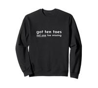 Dix Orteils Pas Un Seul Orteil Manquant Amaya Île d'amour Sweatshirt