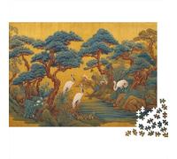 Dix peintures Traditionnelles coréennes de longévité Cadeau Unique Décoration Intérieure Jeu Éducatif Challenge Toy Adultes & Enfants des 14 Ans 70x50cm/1000pcs