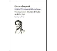 Dix petites pièces philosophiques - Giacomo Leopardi - Le Temps Qu'il Fait - broché - Livre