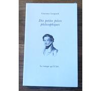 Dix petites pièces philosophiques: Operette morali
