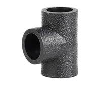 Dix raccords de caloduc à Joint à trois voies en PE de diamètre égal 20 25 32 50 63 110, accessoires de tuyaux d'alimentation en eau grise(20PE)