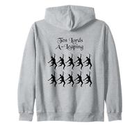 Dix seigneurs : Douze Jours de Noël Sweat à Capuche