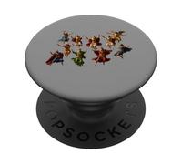 Dix seigneurs sautant PopSockets PopGrip Adhésif