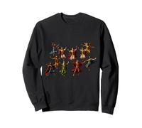 Dix seigneurs sautant Sweatshirt