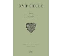 Dix septième siècle, numéro 219, volume 2 - 2003