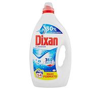 Dixan Lessive liquide classique Profond, contre les taches les plus tenaces, format maxi de 108 lavages (2 paquets de 54)