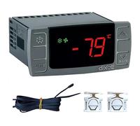 Dixell XR02CX-5N4C7 230V/50-60Hz Contrôleur de thermostat numérique dégivrage hors cycle avec 1 capteur de sonde de température NTC pour les applications de réfrigération à température normale