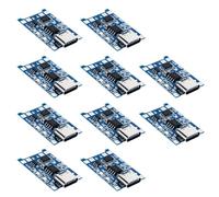 dixfedy 18650 Lithium Battery Charger Module, Type-C USB-C Input Interface USB 5V 1A Li-ION Charging Module Board with Dual Protection Functions（10 Pièces）