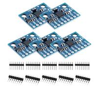 dixfedy GY-521 MPU-6050 Module Gyroscope 3 Axes accéléromètre, 6 DOF 6-Axis, 16 Bit AD Converter, Data Output IIC I2C, Compatible avec Arduino（5 Pièces）