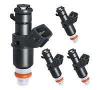 Dixhills 4x Buse d'injection de carburant à flux traversant, remplacement de buse d'injecteur pour Honda Civic 2006-2011 1,8 L 16 V essence 6 pièce d'accessoire de voiture n° 16450RNAA01 16450-RNA-A01