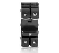 Dixhills Interrupteur de lève-vitre électrique compatible avec MK6 Golf VI Golf Plus Passat B7 Touran Remplacement pour 5K4959857 5ND959857 5ND959857