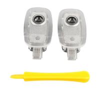 Dixhills Lot de 2 projecteurs de lumière de portière de voiture Mercedes Accessoires d'intérieur compatibles avec Classe S W221 2008-2013 Lumière LED Logo Projecteur
