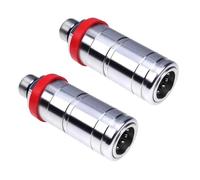 Dixhills Lot de 2 raccords hydrauliques à déconnexion rapide 1,27 cm (1/2") avec capuchon anti-poussière de rechange pour JD 6410 6400 6420 7430 Numéro de pièce AL166181 AL200979 AL170665 AL119348