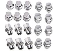 Dixhills Lot de 20 écrous de roue en alliage d'acier compatible avec LR Sport 2005-2013, Discovery LR3 LR4 2004-2014, L322 2006-2012, remplacement pour LR068126 RRD500290