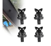 Dixhills Lot de 4 clips de fixation pour chapeaux de coffre, clips de chapeau de rechange pour Clio Scenic Qashqai II J11 2013, numéro de pièce 7705099001 8200675047 1606854680