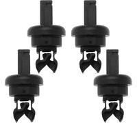 Dixhills Lot de 4 clips d'étagère arrière de coffre de voiture compatibles avec Clio II Laguna II de remplacement pour 7705099001 8200675047 1606854680