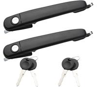 Dixhills Poignée de porte avant gauche + avant droite de rechange pour Galaxy Mk1 Ibiza II 6K1 Polo III 6N1 6N2 6V2 6V5 Accessoires de voiture numéro de pièce 6N0837207 6N0837208