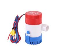 Dixhills Pompe de cale 12 V 1100 GPH électrique submersible pour bateau à faible bruit compatible avec bateau, yacht, étangs, piscine, camping-car