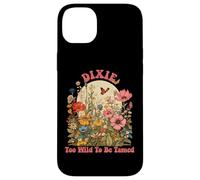 Dixie Nom Mignon rétro Filles Wildflower Nom Dixie Coque pour iPhone 14 Plus
