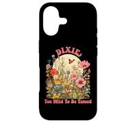 Dixie Nom Mignon rétro Filles Wildflower Nom Dixie Coque pour iPhone 17