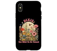 Dixie Nom Mignon rétro Filles Wildflower Nom Dixie Coque pour iPhone X/XS