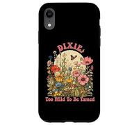 Dixie Nom Mignon rétro Filles Wildflower Nom Dixie Coque pour iPhone XR