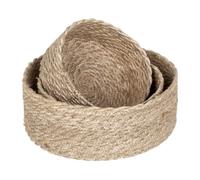 Dixie Panier à pain Twisted Lot de 3 Nature-gris