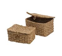 Dixie Panier de rangement Esther Lot de 2 Nature