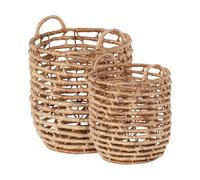 Dixie Paniers de rangement Lily U-shape open twist 2 pièces Natural