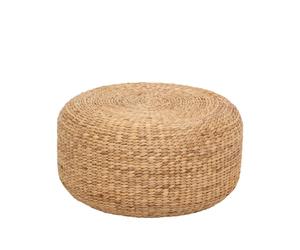 Dixie Pouf Lily Ø59 cm natural. jacinthe d’eau. rond