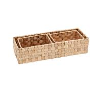 Dixie Set de boîtes de rangement Lily Panama. 3 pièces Natural