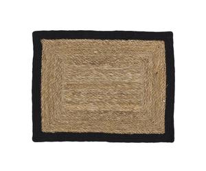 Dixie Set de table Emil naturel-noir