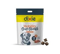 DIXIE Snacks Santé Mobility 150 g - Renforce les tendons et les articulations - Snacks avec glucosamine pour chiens - Ingrédients naturels - Nourriture semi-humide pour viande et poisson