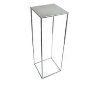 DIXIE STORE Jardinière | Plate-Bande Loft 363 en Métal Support pour Plantes | Support pour Plante Imaginatif | pour La Décoration Intérieure et Extérieure, Bonne Impression, Argent